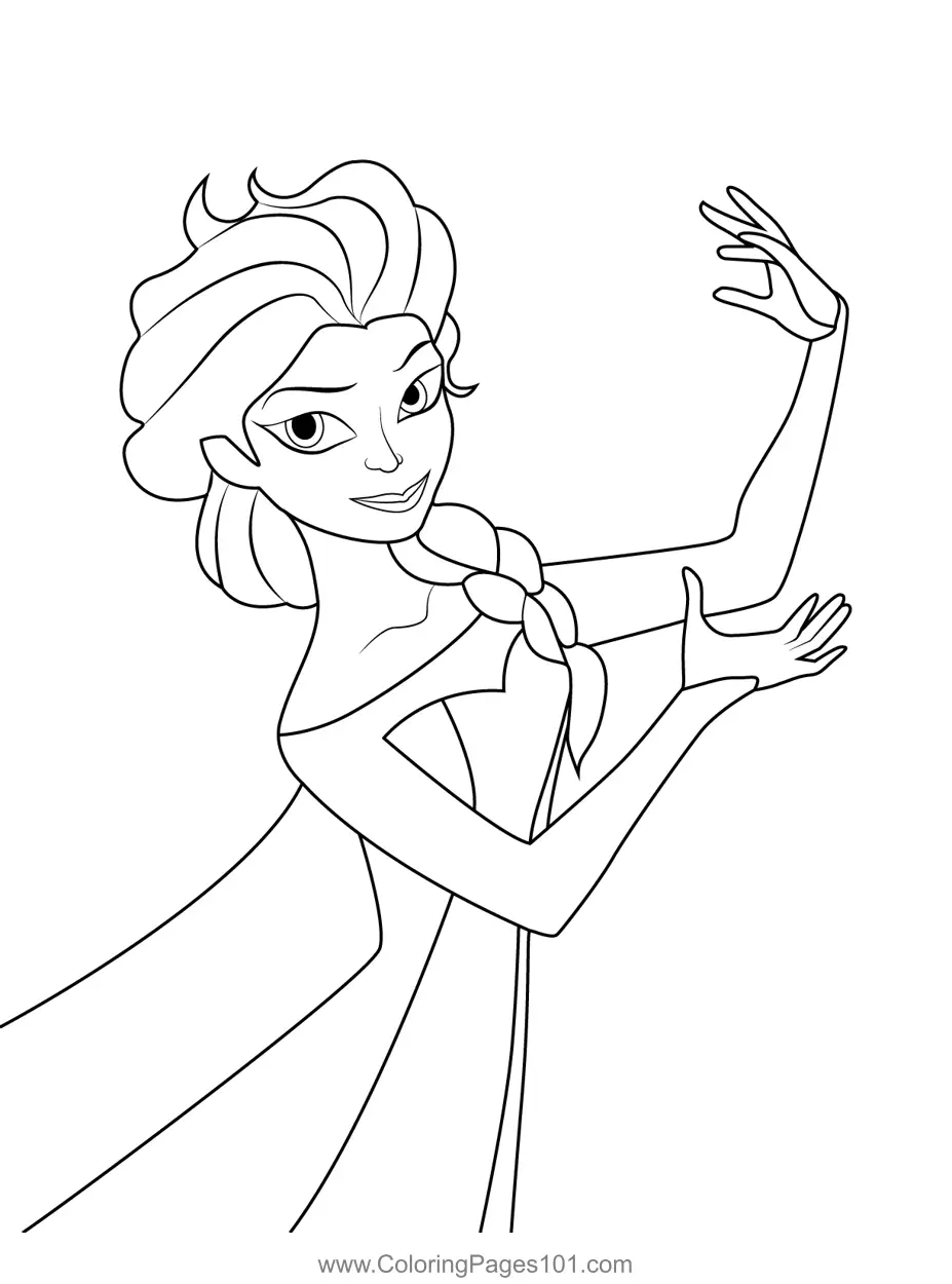 Elsa Coloring Pages 5