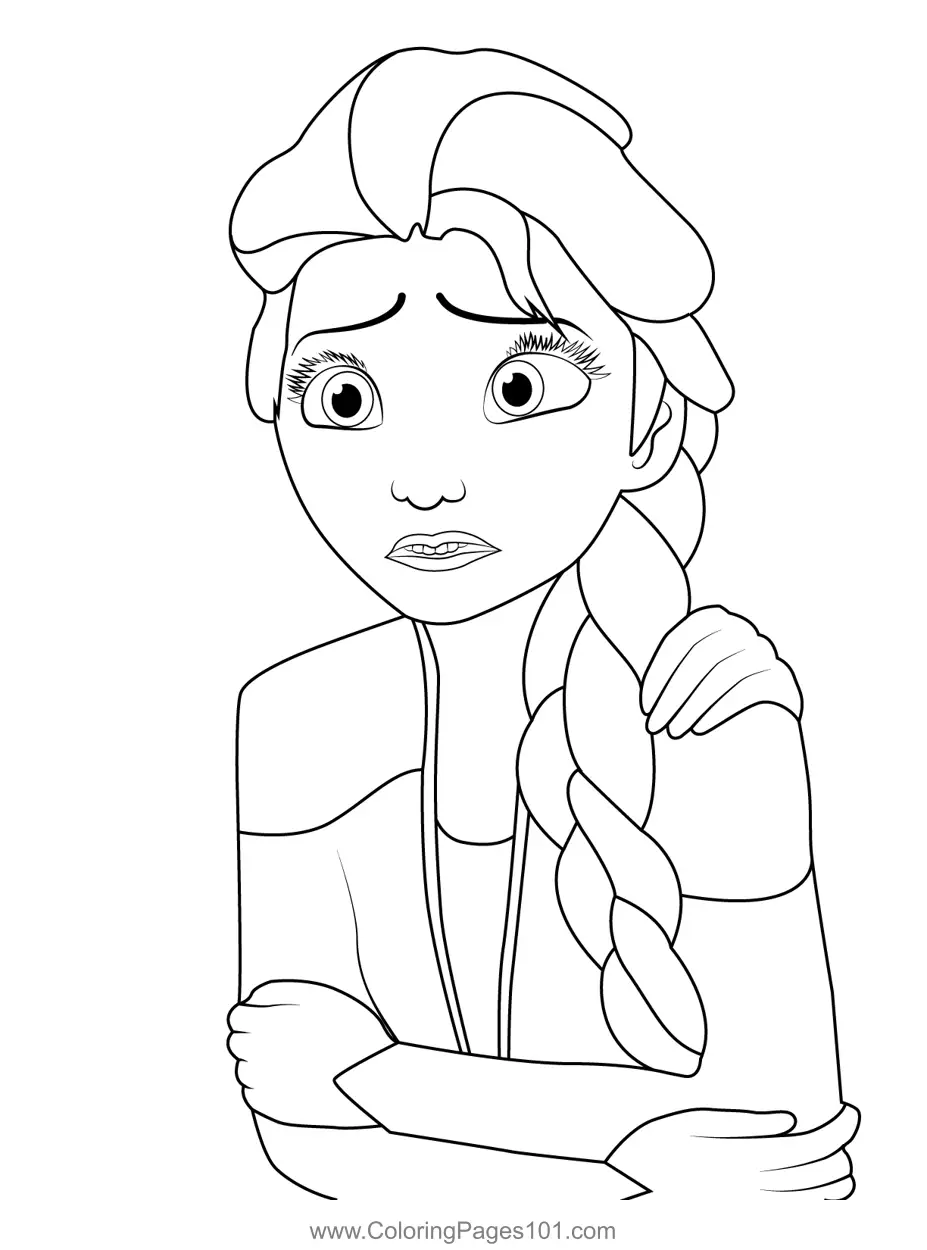 Elsa Coloring Pages 6
