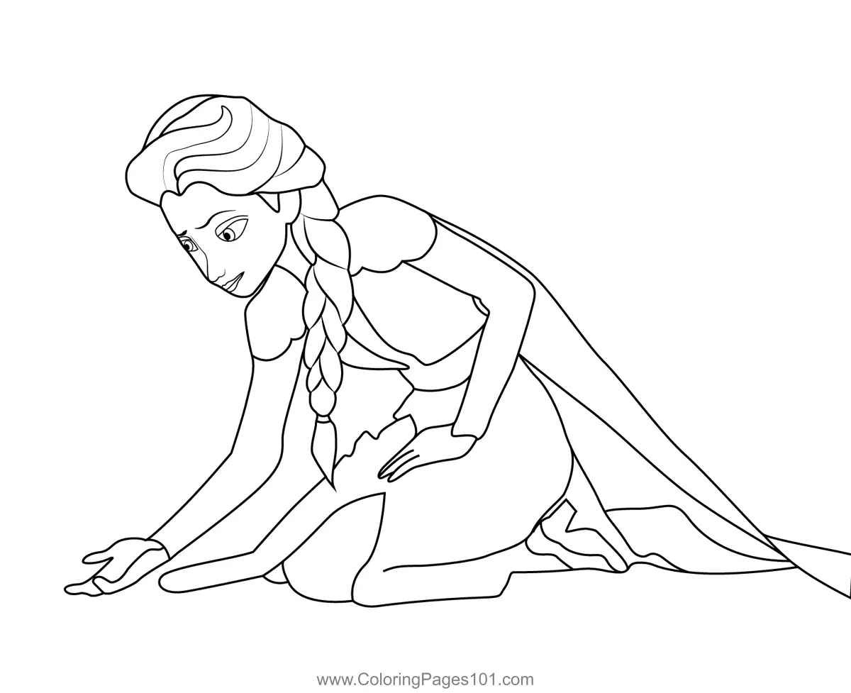 Elsa Coloring Pages 7