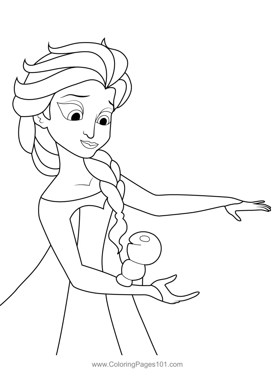 Elsa Coloring Pages 8
