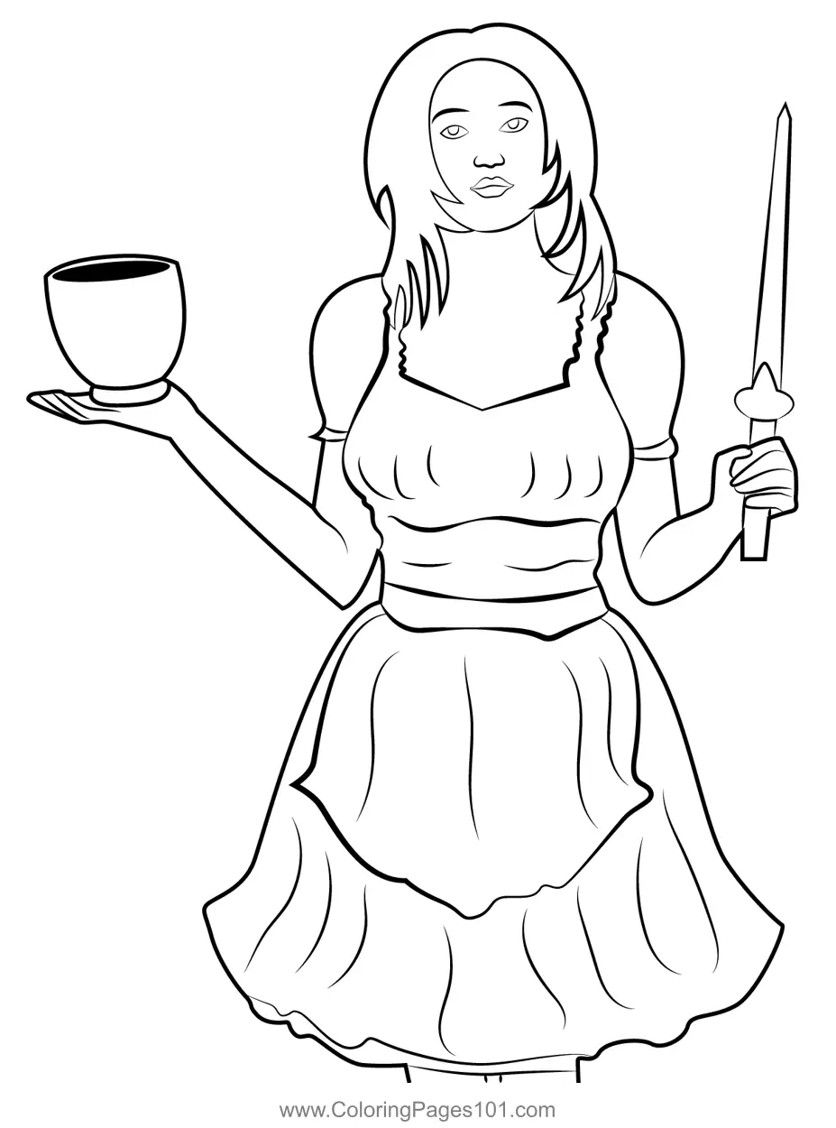 Fairies Coloring Pages 3