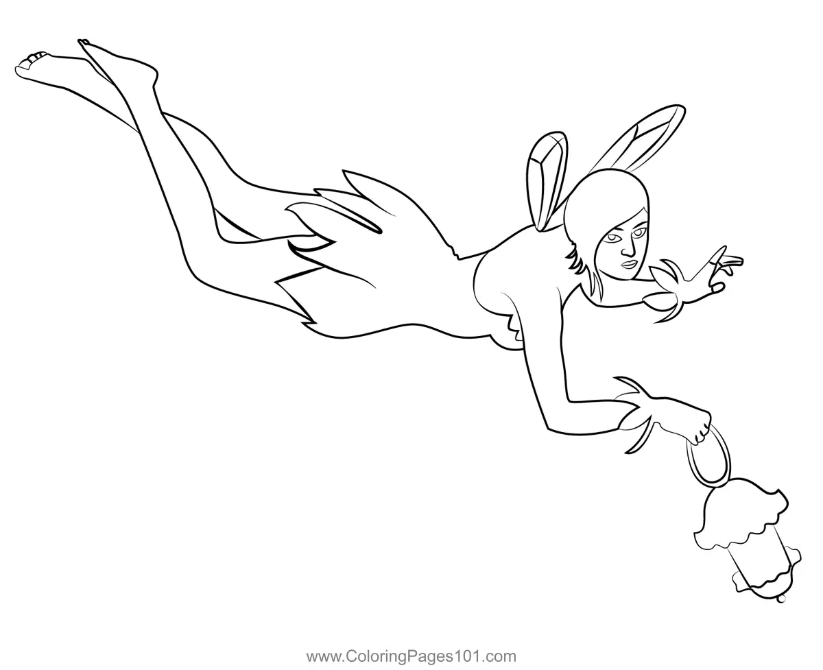 Fairies Coloring Pages 5