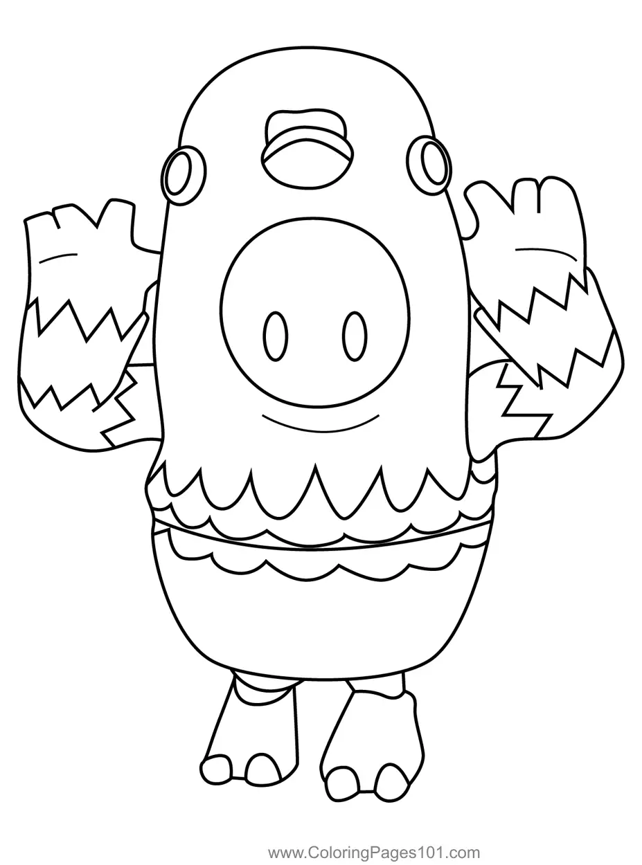 Fall Guys Coloring Pages 2