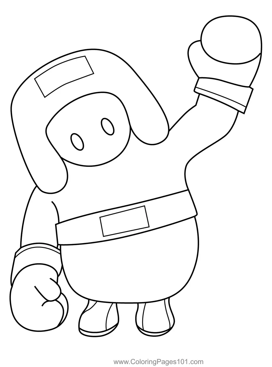 Fall Guys Coloring Pages 4