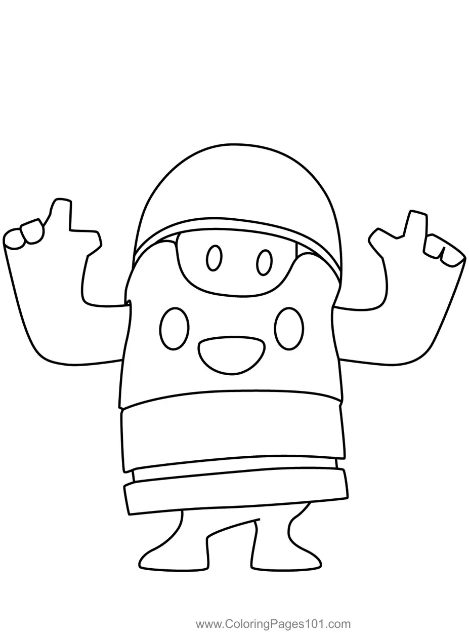 Fall Guys Coloring Pages