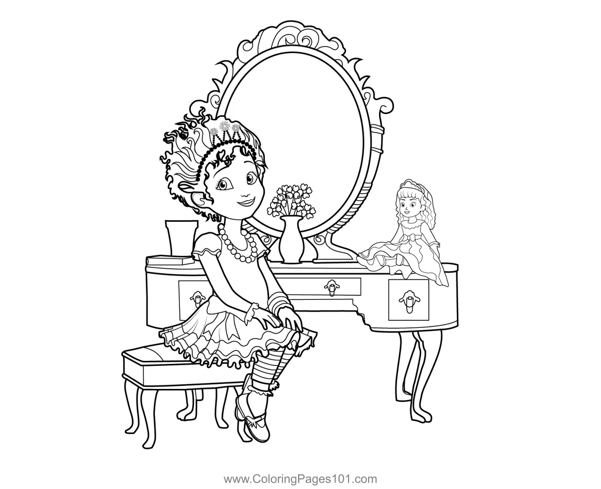 Fancy Nancy Clancy Coloring Pages 6