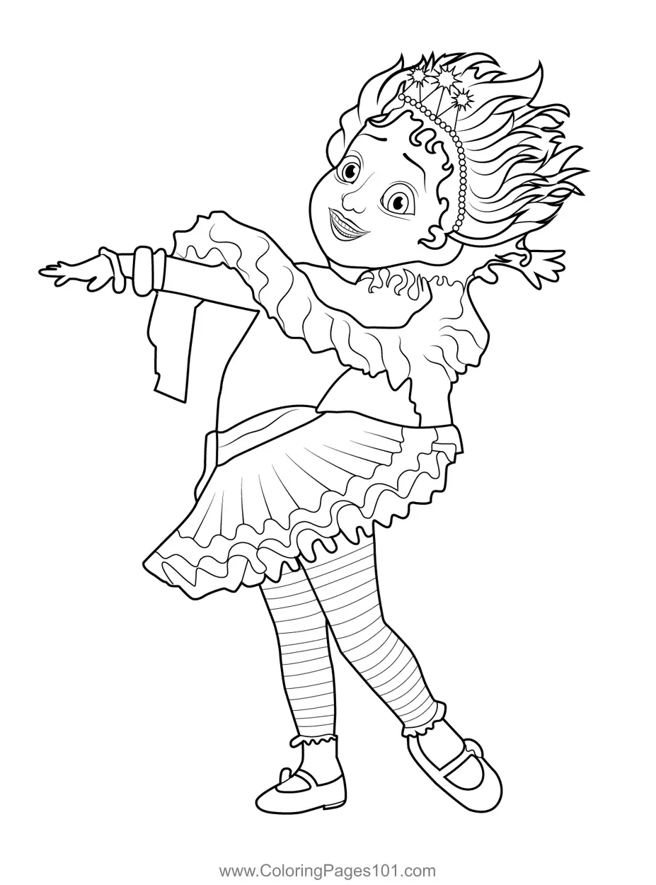 Fancy Nancy Clancy Coloring Pages 7