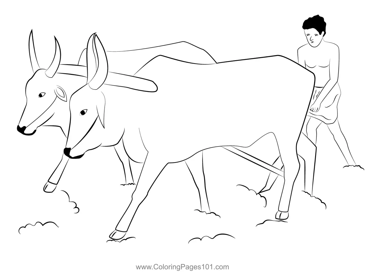 Farmers Coloring Pages 3