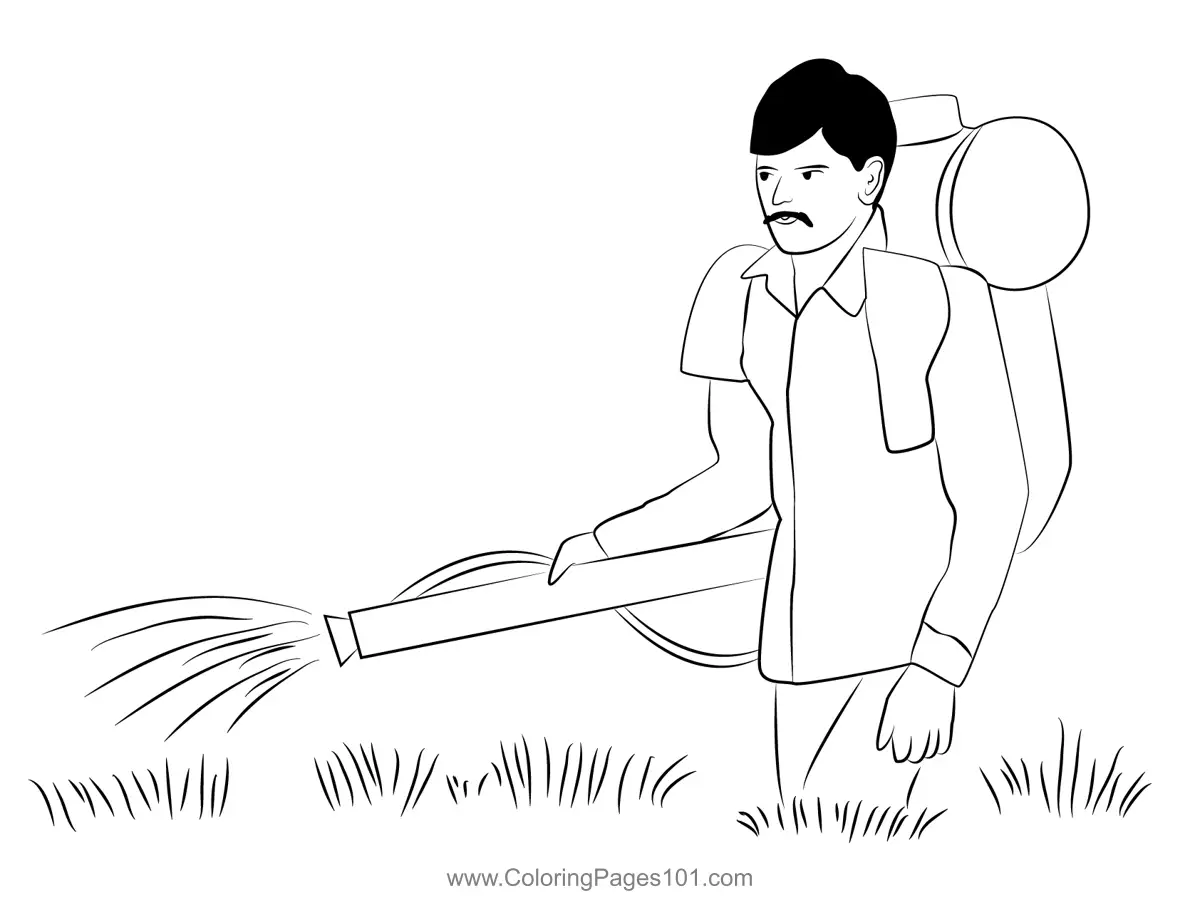 Farmers Coloring Pages 5