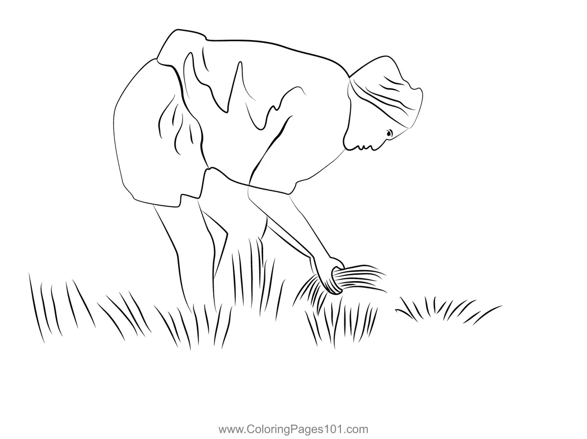Farmers Coloring Pages 6