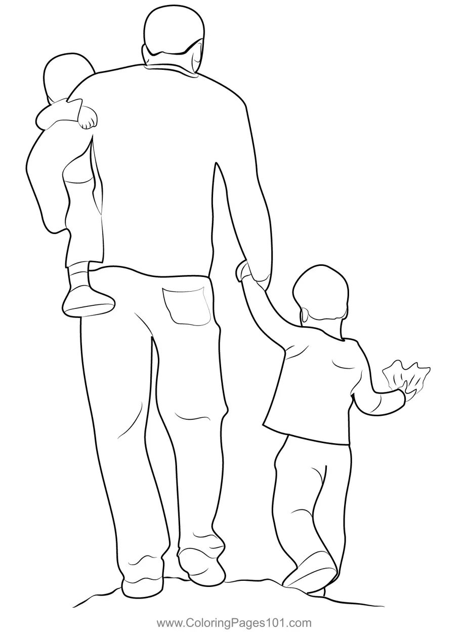 Fathers Day Coloring Pages 10