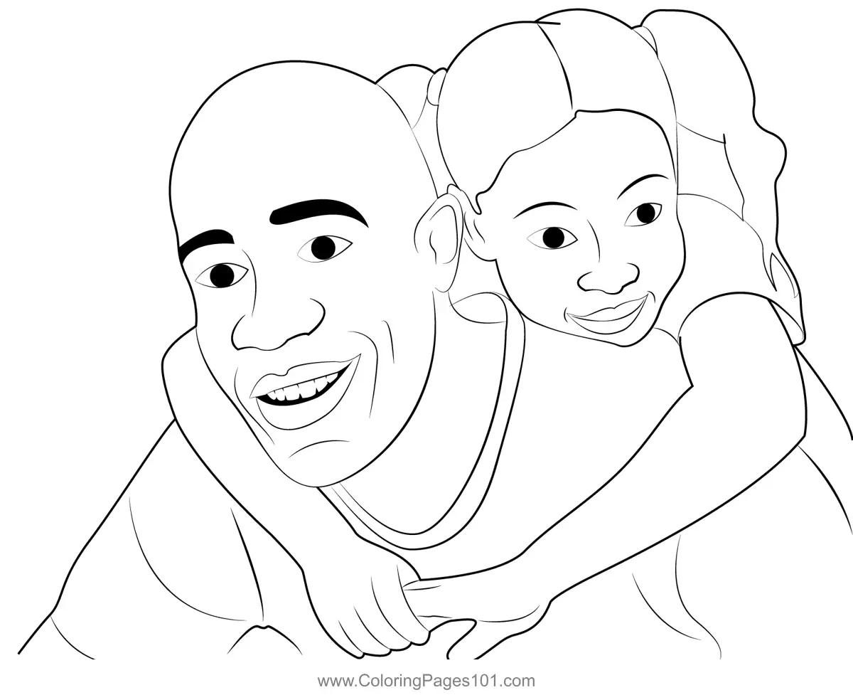 Fathers Day Coloring Pages 11