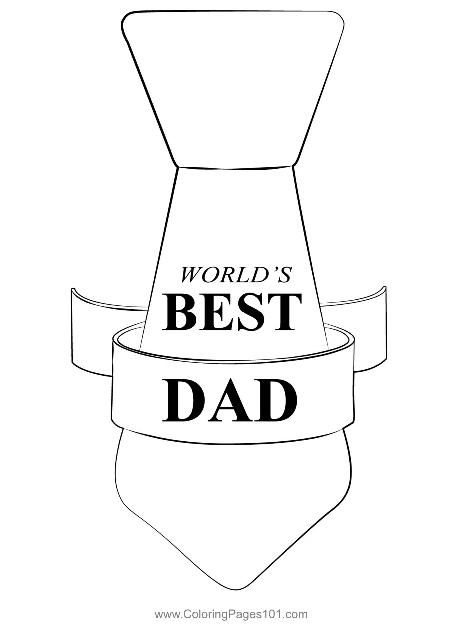 Fathers Day Coloring Pages