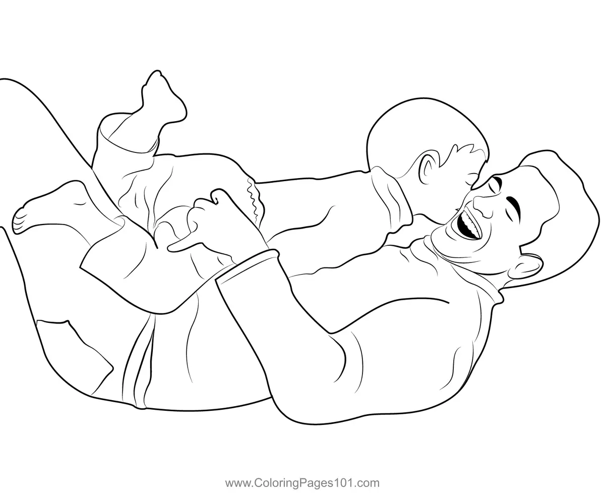 Fathers Day Coloring Pages 2