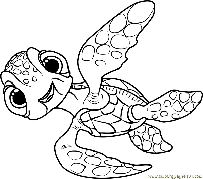 Finding Dory Coloring Pages 1