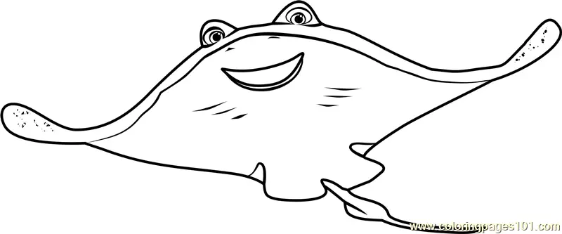 Finding Dory Coloring Pages 3