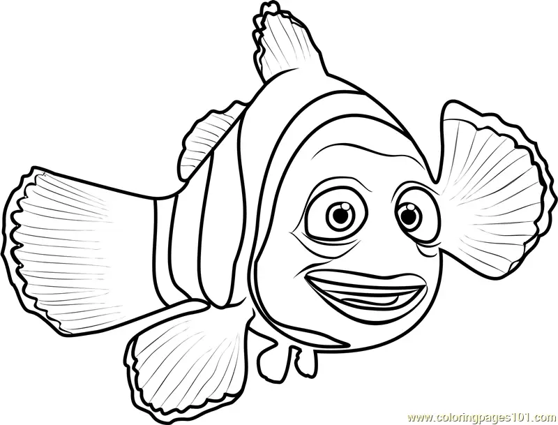 Finding Dory Coloring Pages 4