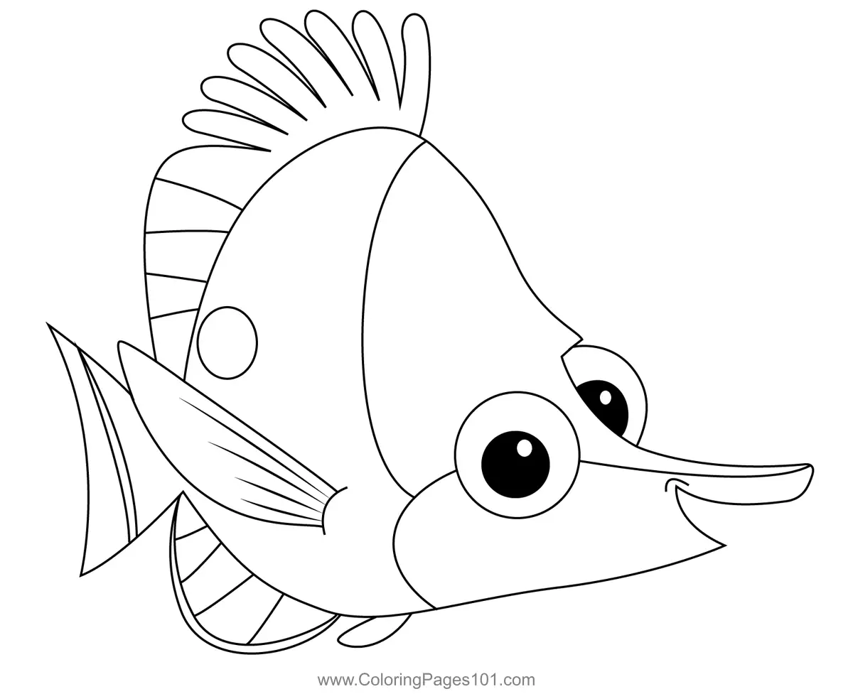 Finding Nemo Coloring Pages 1
