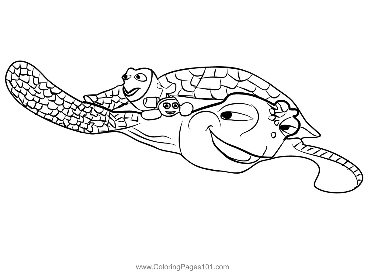 Finding Nemo Coloring Pages 4
