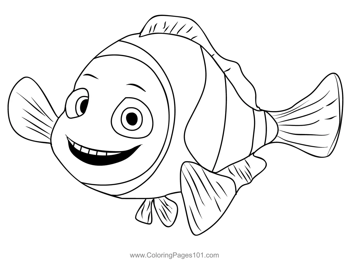Finding Nemo Coloring Pages 6