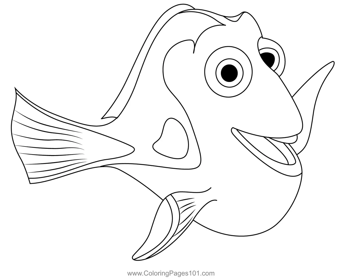 Finding Nemo Coloring Pages 8