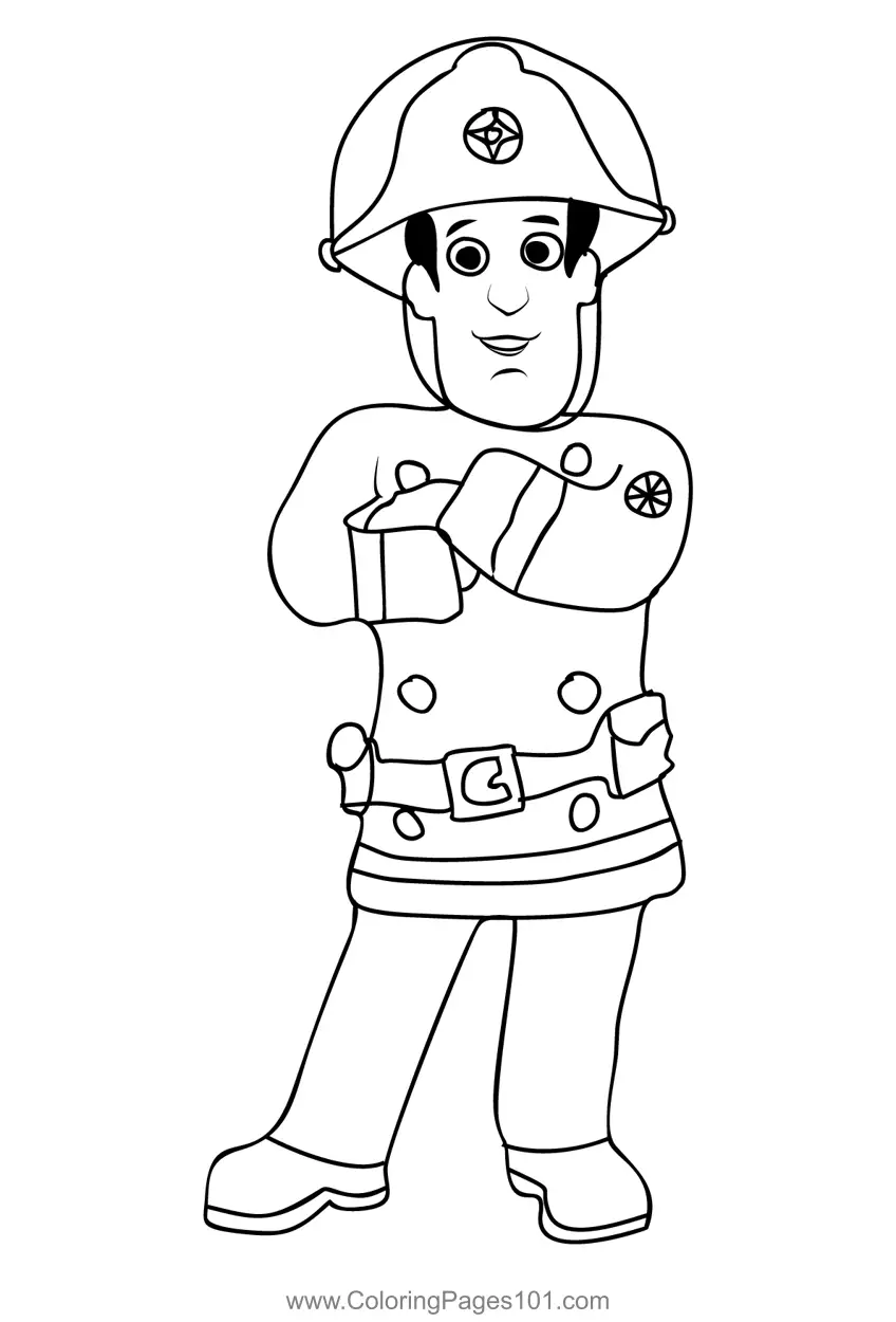 Fireman Sam Coloring Pages 6