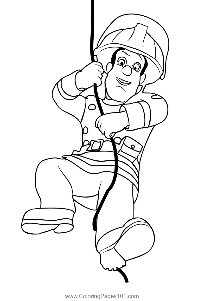 Fireman Sam Coloring Pages