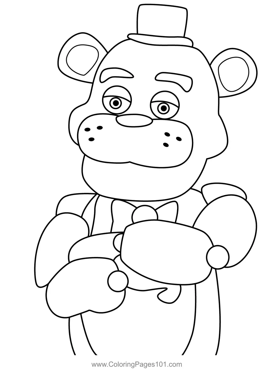 Five Nights at Freddys Coloring Pages 5