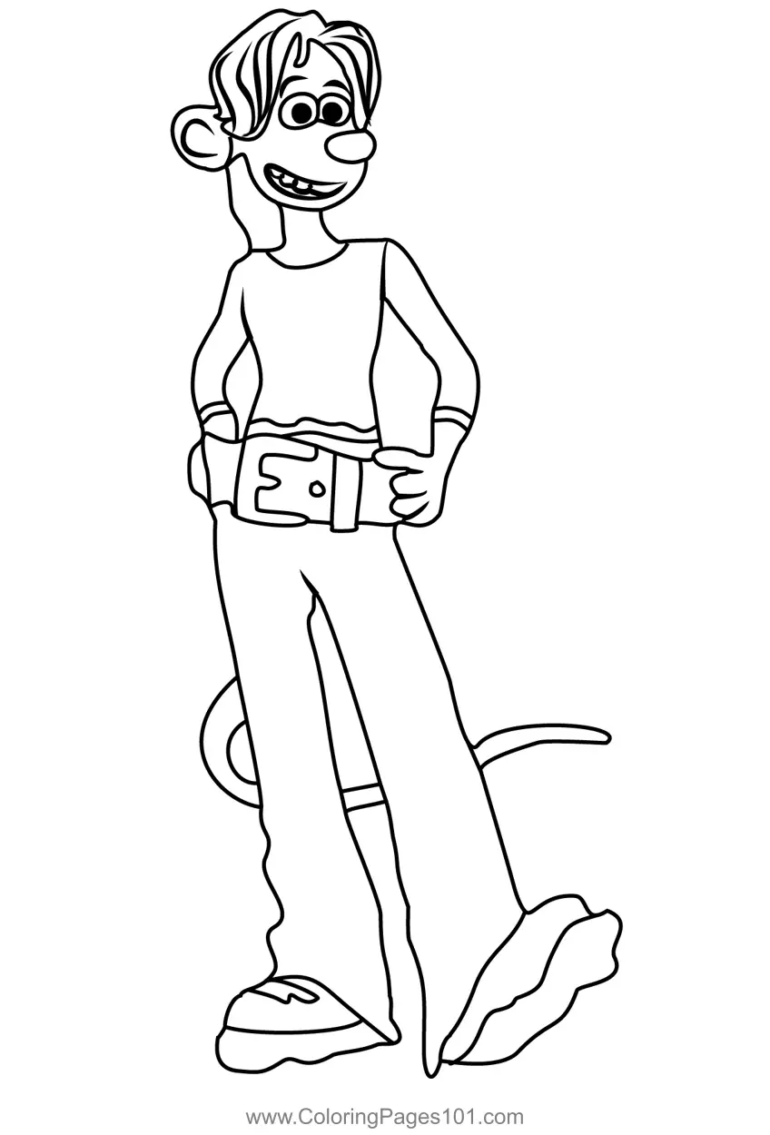 Flushed Away Coloring Pages 6