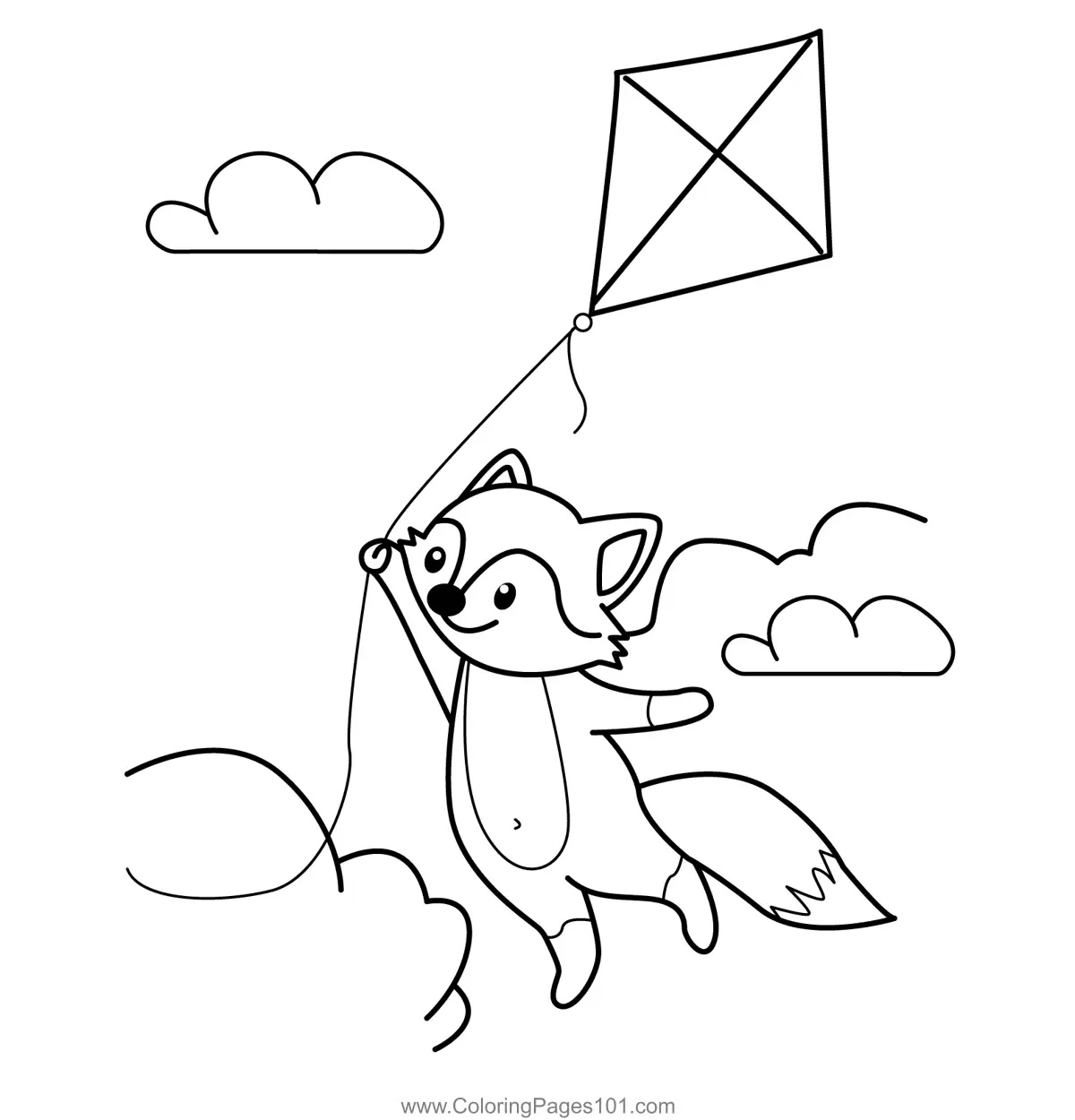 Fox Coloring Pages 7