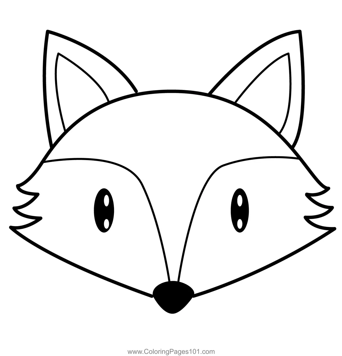 Fox Coloring Pages 8