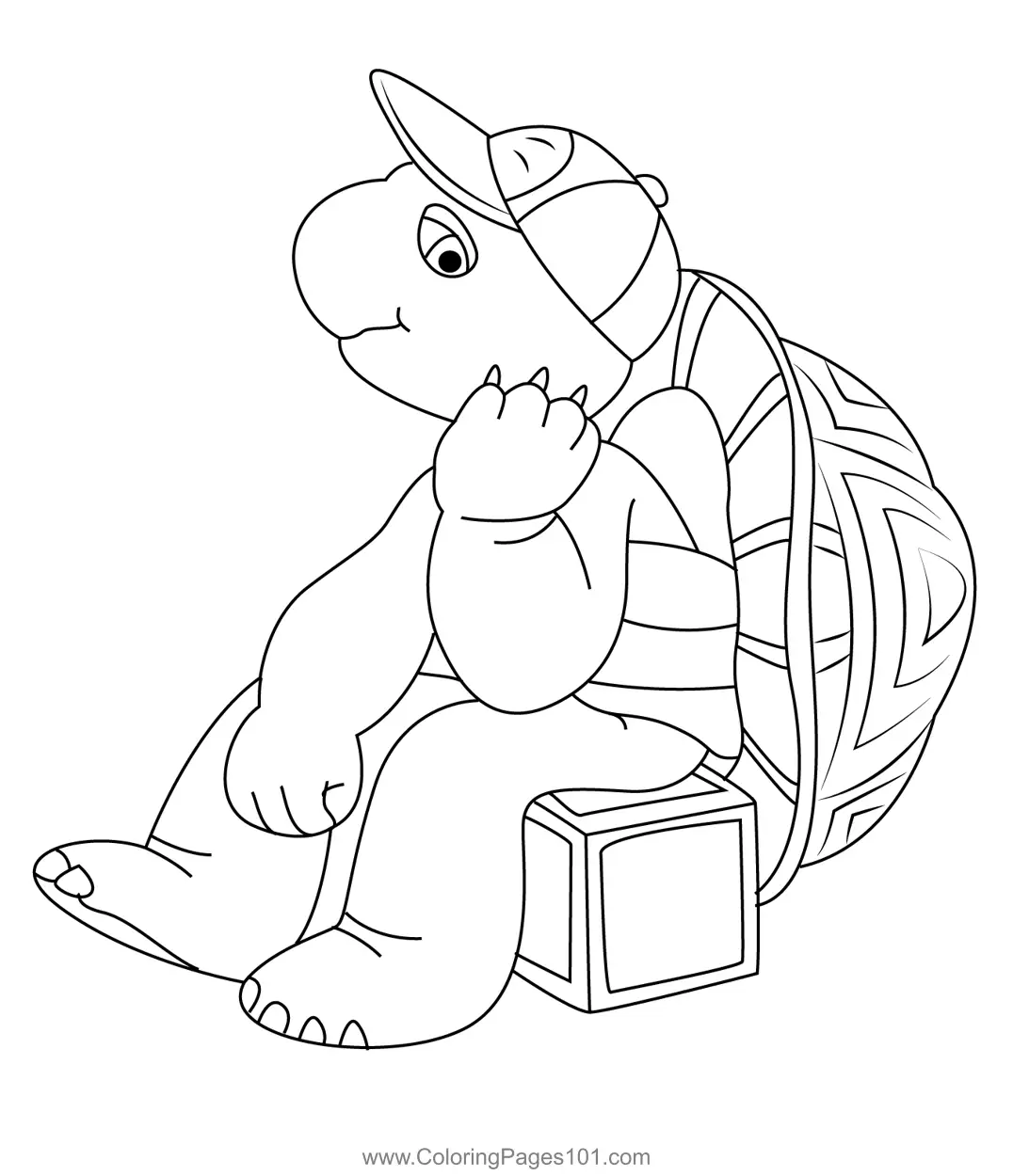 Franklin Coloring Pages 1
