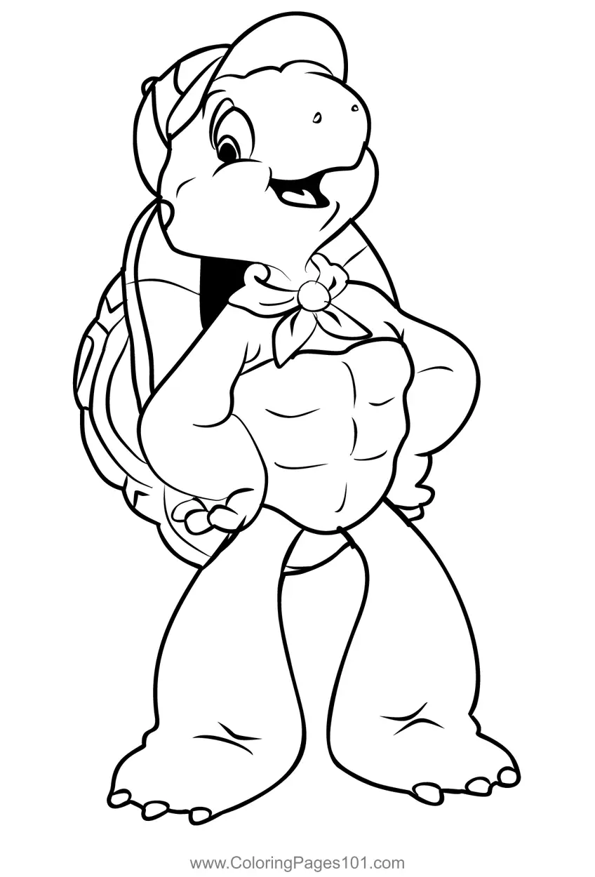 Franklin Coloring Pages