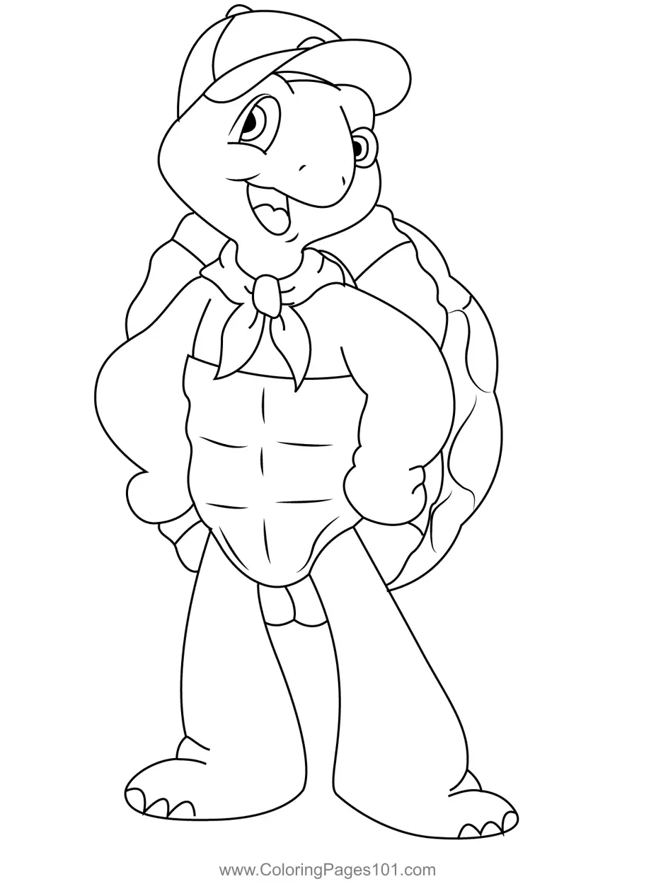 Franklin Coloring Pages 2