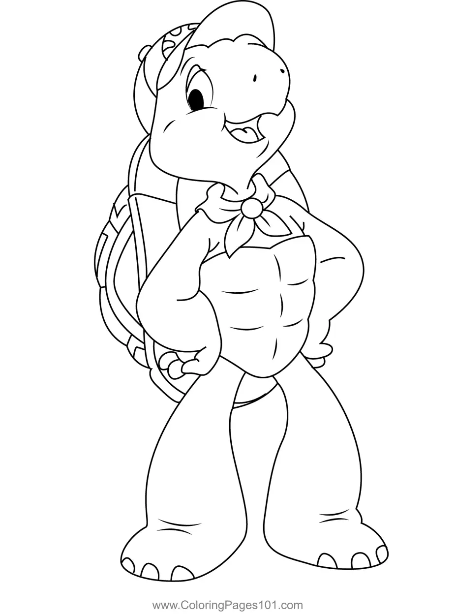 Franklin Coloring Pages 7