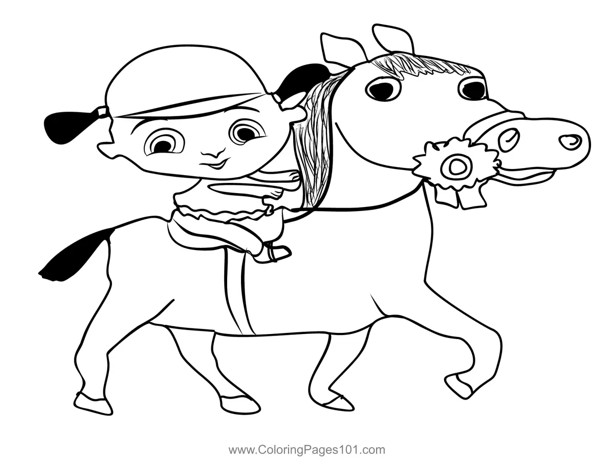 Frannys Feet Coloring Pages 1