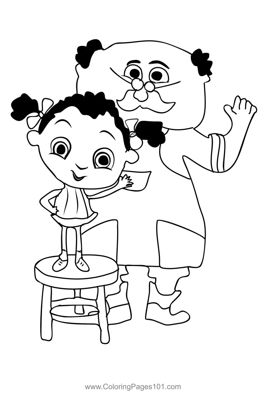 Frannys Feet Coloring Pages 2