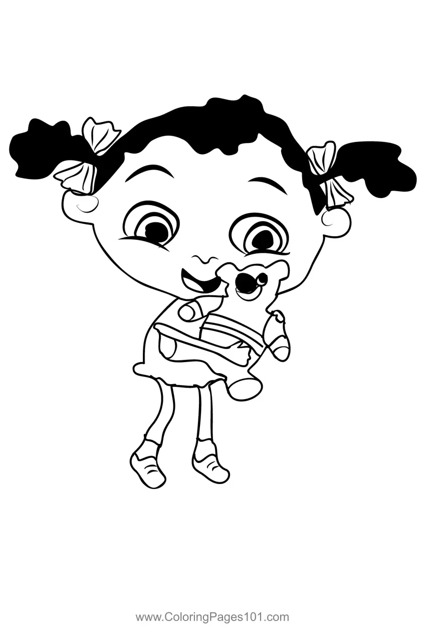 Frannys Feet Coloring Pages 3
