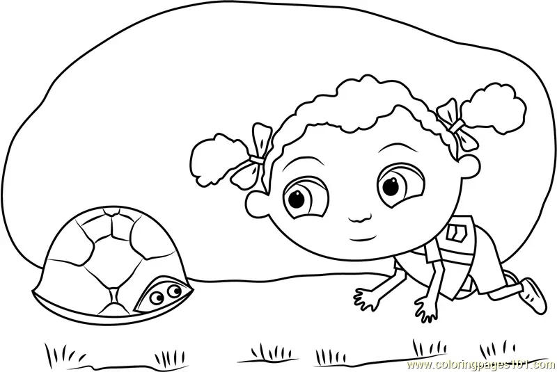 Frannys Feet Coloring Pages 4