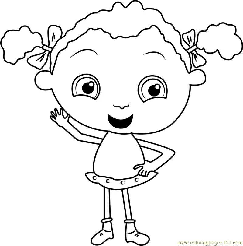 Frannys Feet Coloring Pages 6