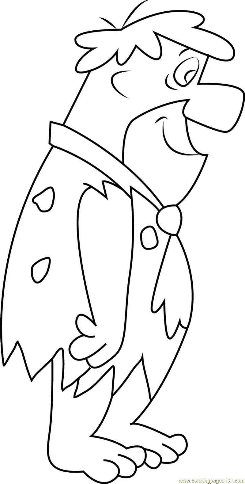 Fred Flintstone Coloring Pages 7