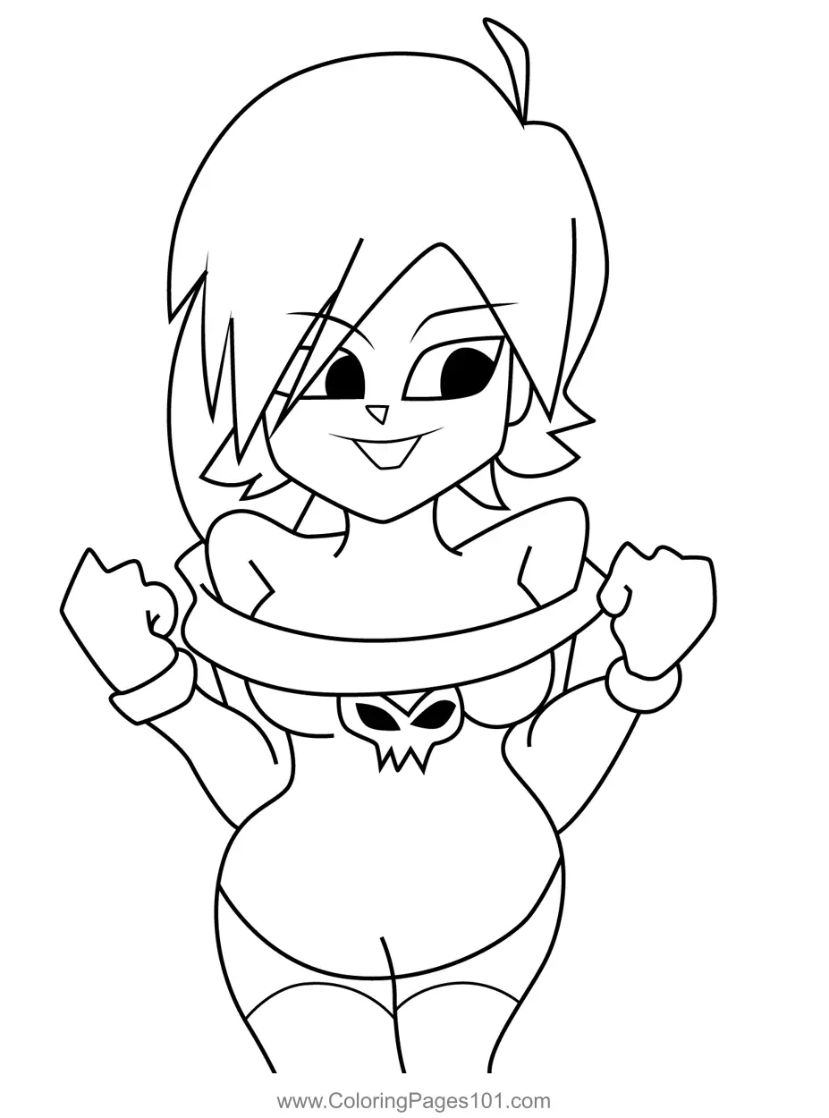 Friday Night Funkin Coloring Pages 1