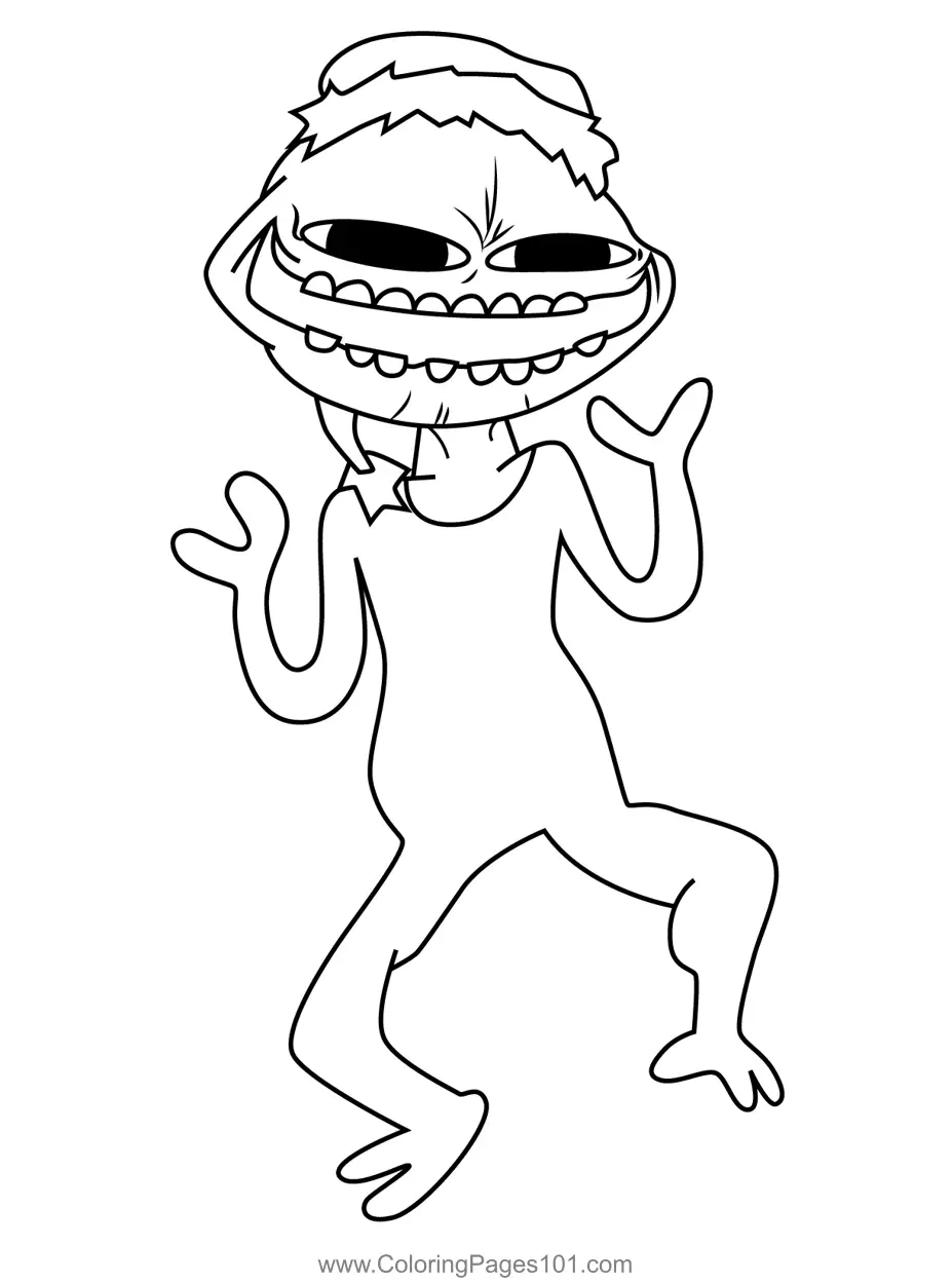 Friday Night Funkin Coloring Pages 11