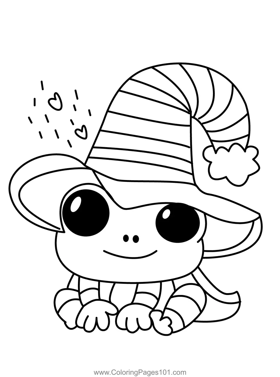 Frog Coloring Pages 4