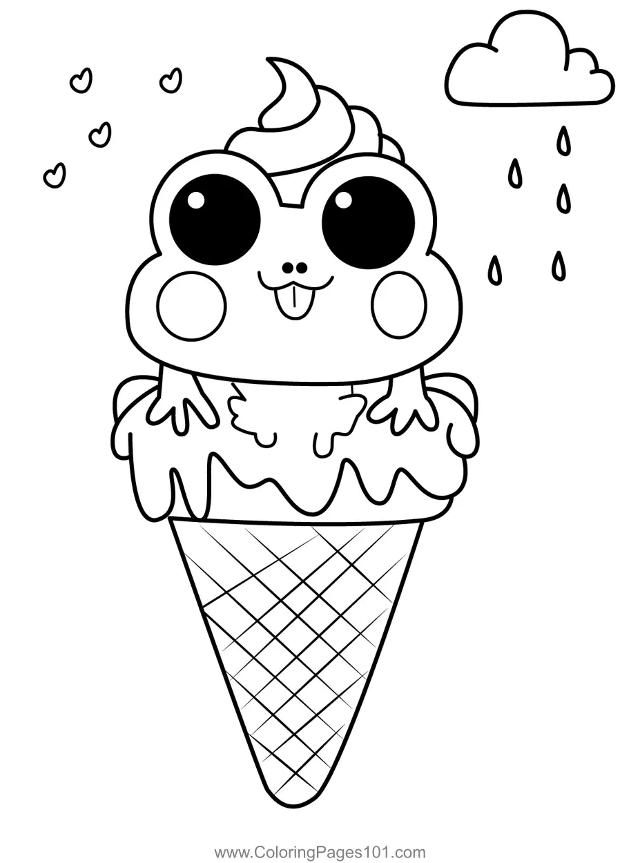 Frog Coloring Pages 8