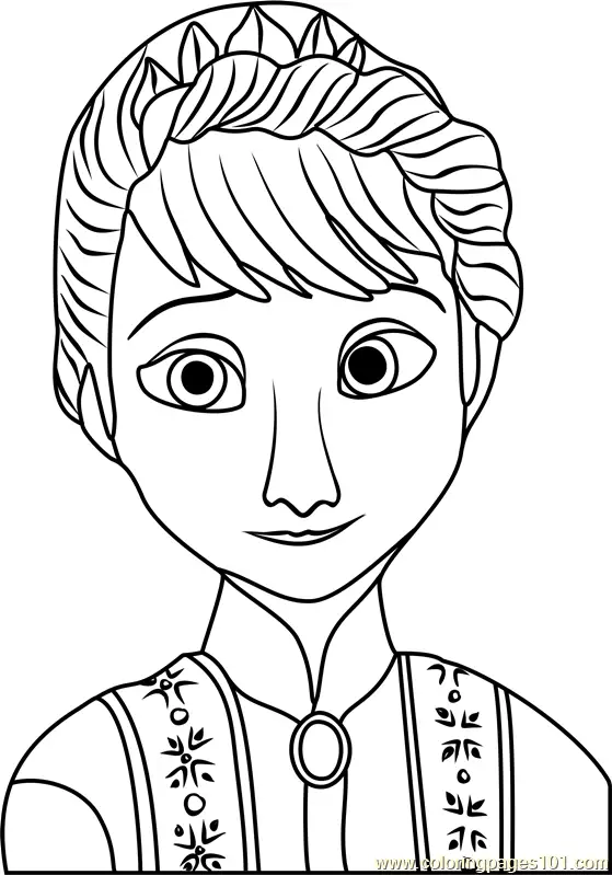 Frozen Coloring Pages 11