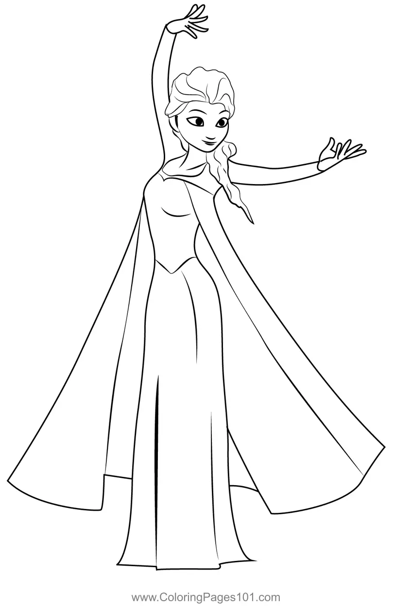 Frozen Coloring Pages 4
