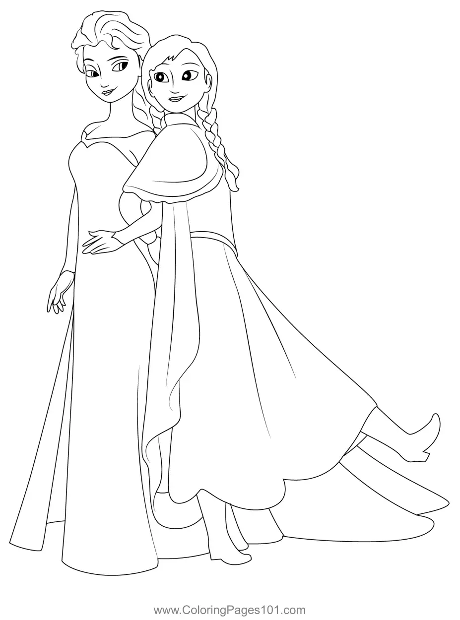 Frozen Coloring Pages 8