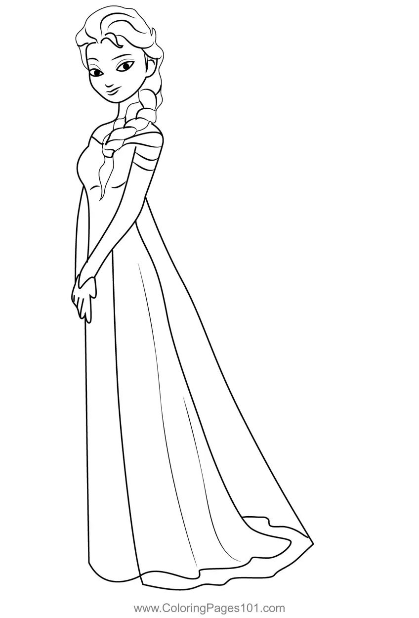 Frozen Coloring Pages 9