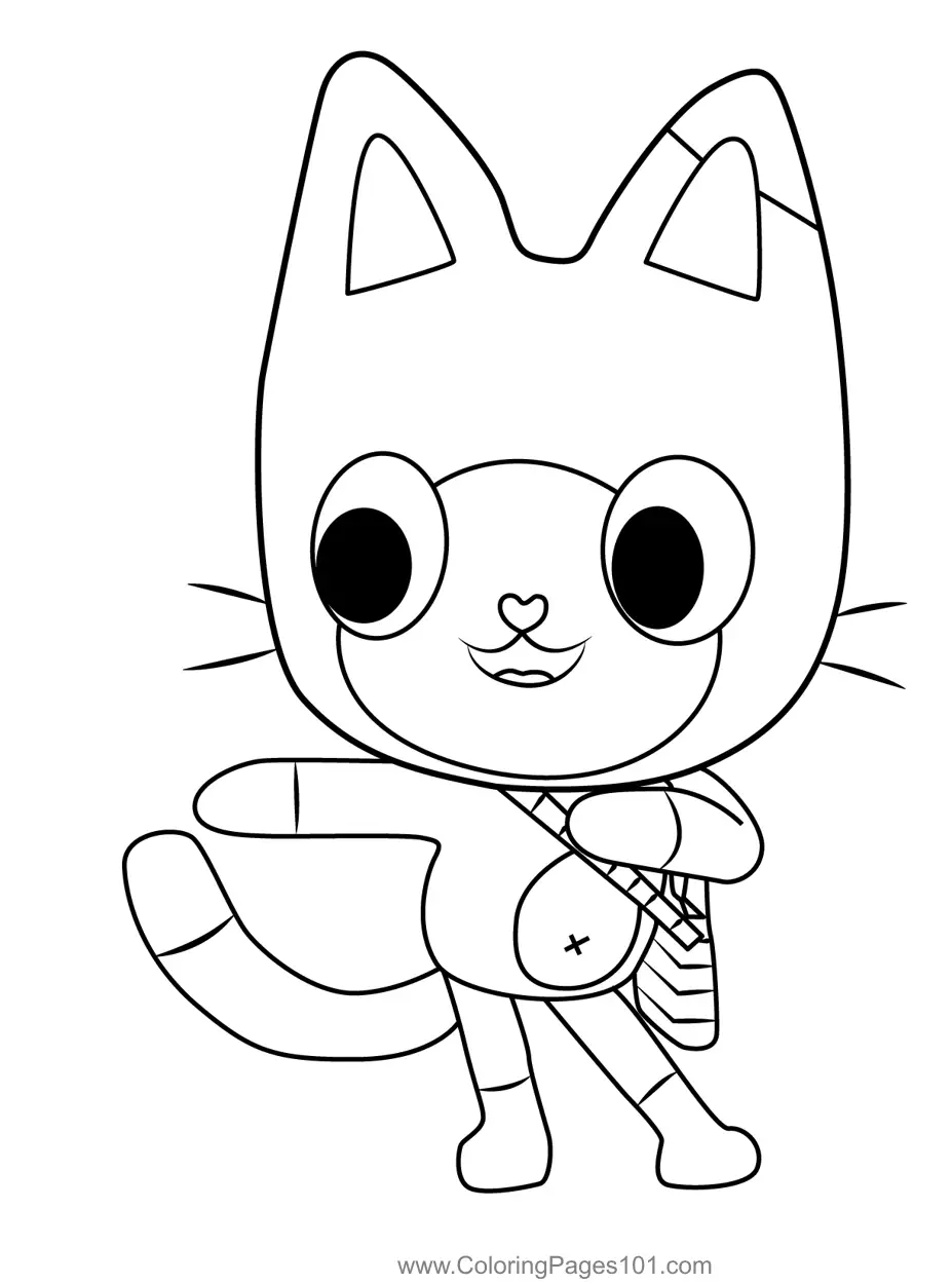 Gabbys Dollhouse Coloring Pages 7